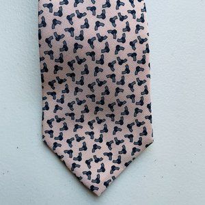 Vintage Bormio Mens Neck Tie 100% Silk Italy